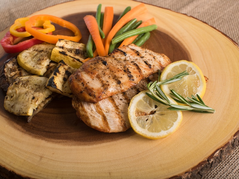 Pollo asado al carbón